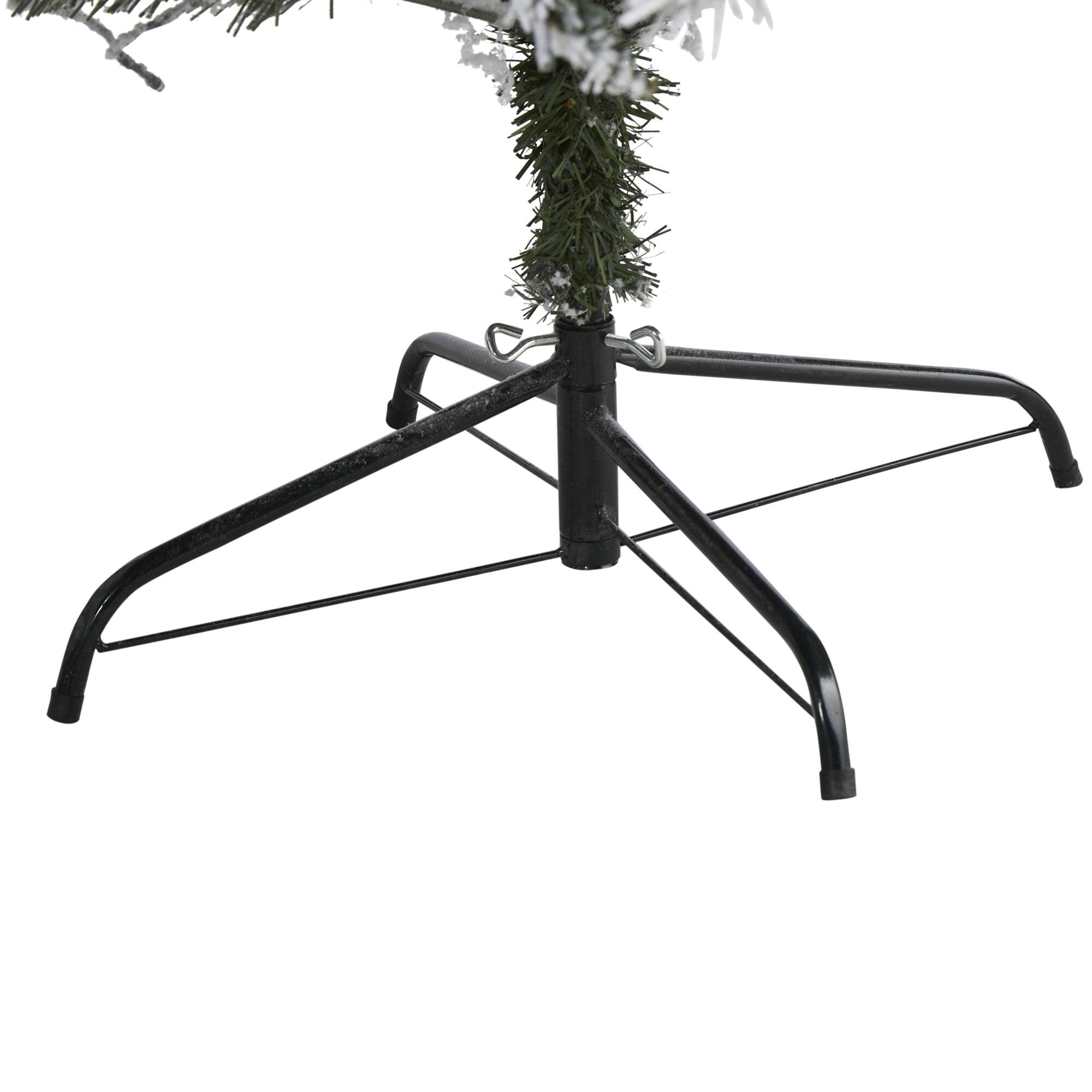 7ft. Pre-Lit White River Mountain Pine Artificial Christmas Tree, Clear LED Lights